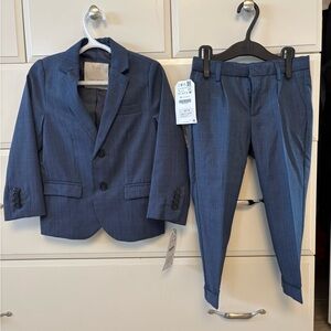 NEW - Boy Blue wool blend suit